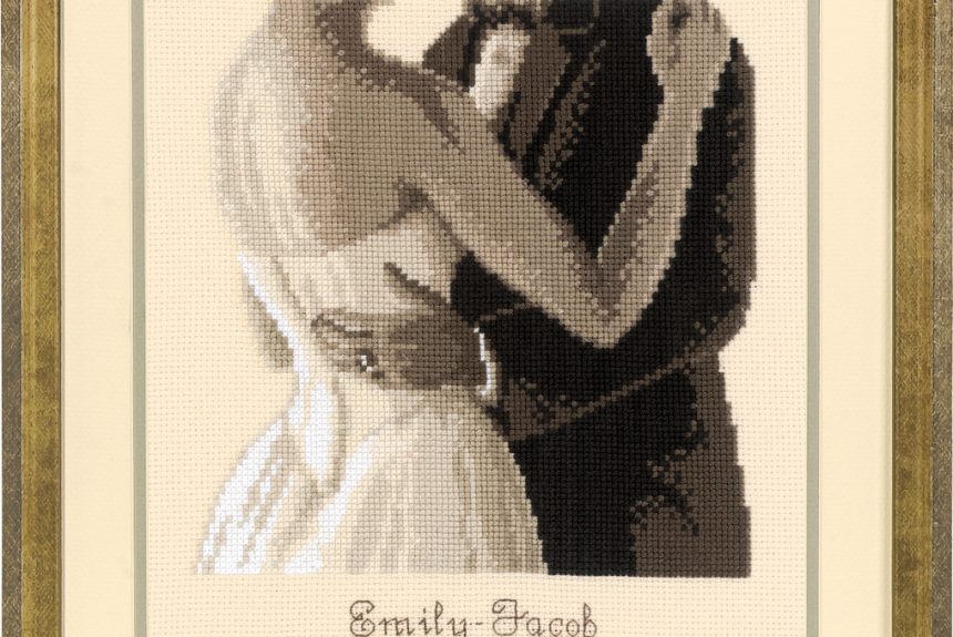 Vervaco Counted Cross Stich Kit: Wedding Record: To Have and To Hold