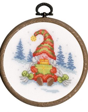 Vervaco Counted Cross Stich Kit: Gnomes (Miniatures) Set of 3