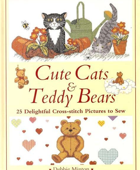 Cute Cats & Teddy Bears pattern book by Debbie Minton