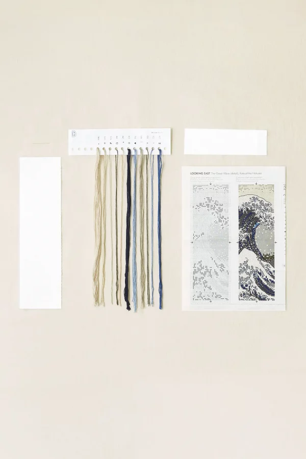 DMC The Great Wave by Katsushika Hokusai, The British Museum Bookmark Kit - Image 3