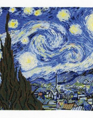 DMC The Starry Night by Van Gogh, Masters Collection Advanced Cross Stitch Kit