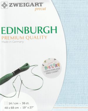 Zweigart 36 Count Edinburgh Linen Pale Blue