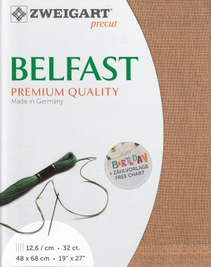 Zweigart 32 Count Belfast Mocha Mousse