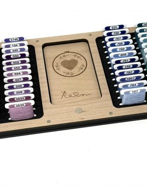 Pip&Chip Large Working Tray for Cross Stitch and Embroidery (holds x48 bobbins)