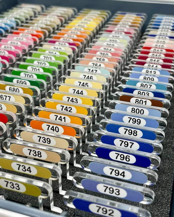 Pip&Chip DMC Clear Bobbins - Full Set (528 bobbins) - Image 3