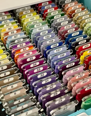 Pip&Chip DMC Clear Bobbins - Full Set (528 bobbins)