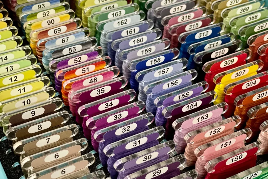 Pip&Chip DMC Clear Bobbins – Full Set (528 bobbins)