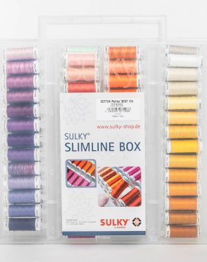 Sulky Cotton Petites 12wt Slimline Box - 104 Spools