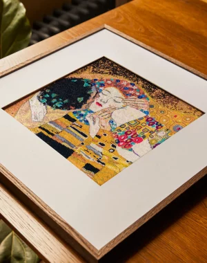 DMC The Kiss by Gustav Klimt, Masters Collection,  Cross Stitch Kit