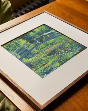 DMC The Water-Lily Pond by Monet, National Gallery, Cross Stitch Kit