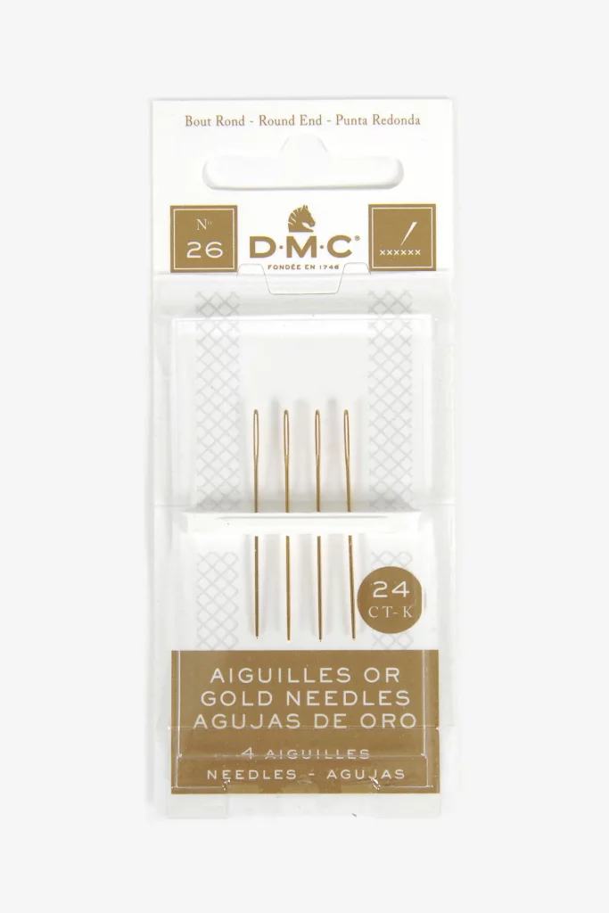 DMC Gold Plated Size 26 needle