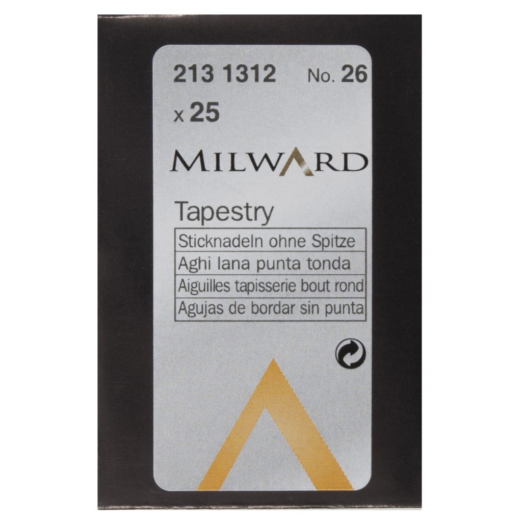Milward Size 26 Tapestry needles (25 Pack)