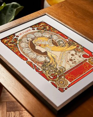 DMC Zodiac by Alfons Mucha, Cross Stitch Kit