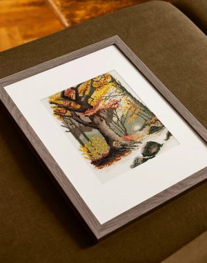 DMC Fall Scenery by Marie-Dominique Procureur Cross Stitch Kit
