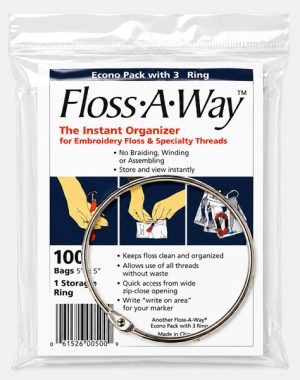 Floss-A-Way Bags with Ring (100)